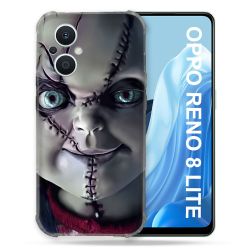 Coque Renforcée Pour Oppo Reno 8 Lite 5G Horreur Chucky Cicatrice