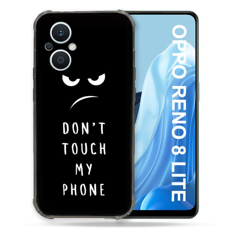 Coque Renforcée Pour Oppo Reno 8 Lite 5G Humour Don't Touch