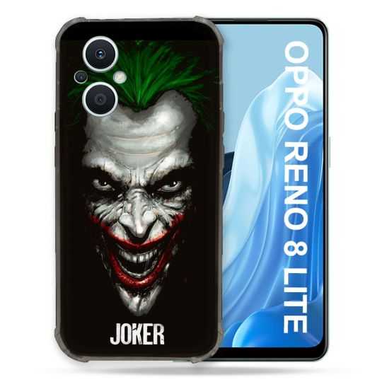 Coque Renforcée Pour Oppo Reno 8 Lite 5G Joker Noir