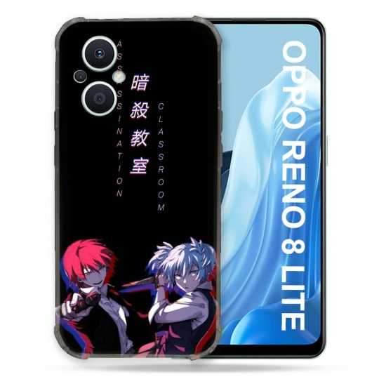Coque Renforcée Pour Oppo Reno 8 Lite 5G Manga Assassination Classroom Duo