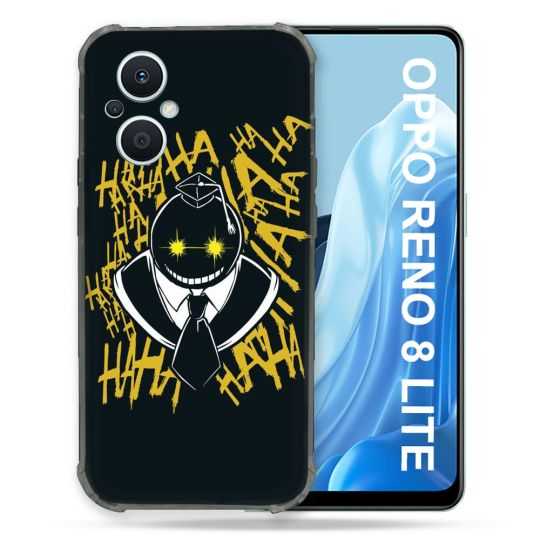 Coque Renforcée Pour Oppo Reno 8 Lite 5G Manga Assassination Classroom Kuro Noir