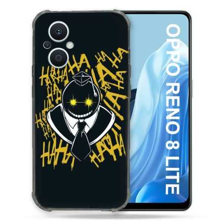 Coque Renforcée Pour Oppo Reno 8 Lite 5G Manga Assassination Classroom Kuro Noir