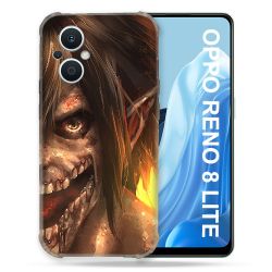 Coque Renforcée Pour Oppo Reno 8 Lite 5G Manga Attaque Titans Eren Titan