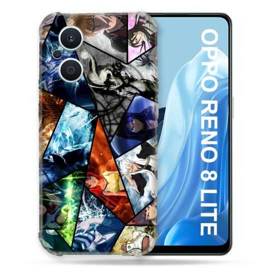 Coque Renforcée Pour Oppo Reno 8 Lite 5G Manga Bleach Pele Mele