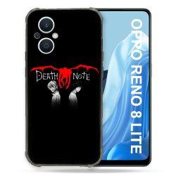 Coque Renforcée Pour Oppo Reno 8 Lite 5G Manga Death Note Noir