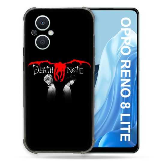 Coque Renforcée Pour Oppo Reno 8 Lite 5G Manga Death Note Noir