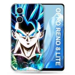 Coque Renforcée Pour Oppo Reno 8 Lite 5G Manga Dragon Ball Gogeta Visage
