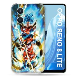 Coque Renforcée Pour Oppo Reno 8 Lite 5G Manga Dragon Ball Sangoku Blanc
