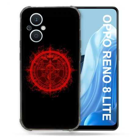 Coque Renforcée Pour Oppo Reno 8 Lite 5G Manga Fullmetal Alchemist Logo
