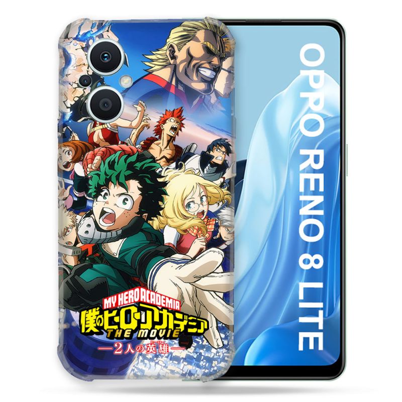 Coque Renforcée Pour Oppo Reno 8 Lite 5G Manga My Hero Academia Affiche