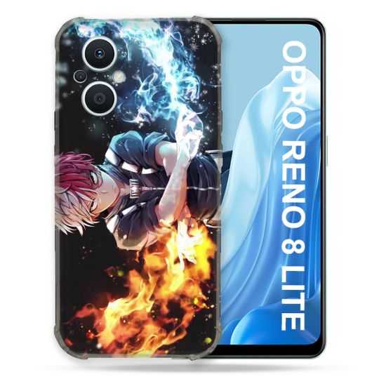 Coque Renforcée Pour Oppo Reno 8 Lite 5G Manga My Hero Academia Shoto