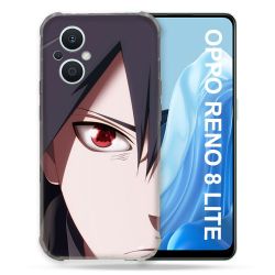 Coque Renforcée Pour Oppo Reno 8 Lite 5G Manga Naruto Sasuke visage