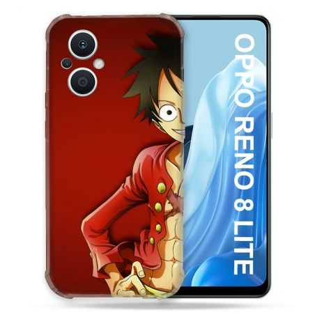 Coque Renforcée Pour Oppo Reno 8 Lite 5G Manga One Piece Luffy