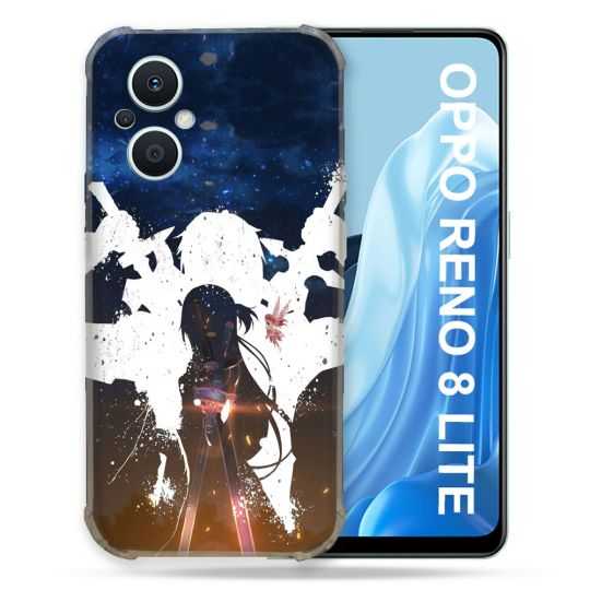 Coque Renforcée Pour Oppo Reno 8 Lite 5G Manga SAO sword Art Online Asuna