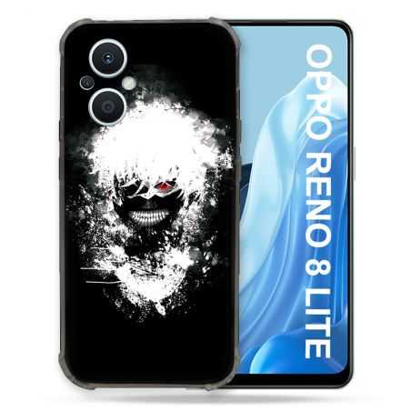 Coque Renforcée Pour Oppo Reno 8 Lite 5G Manga Tokyo Ghoul Kaneki Tag