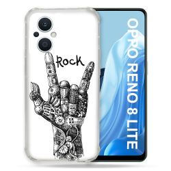 Coque Renforcée Pour Oppo Reno 8 Lite 5G Musique Rock Main