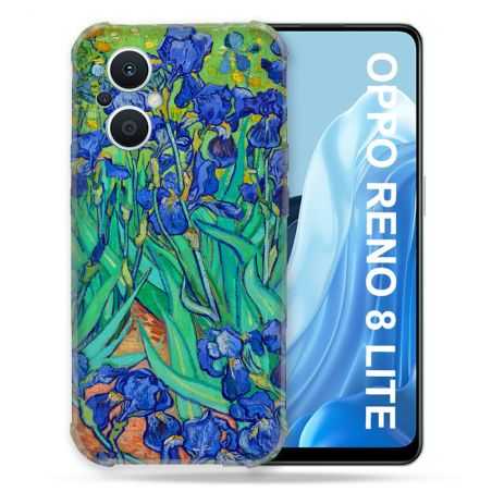 Coque Renforcée Pour Oppo Reno 8 Lite 5G Peinture Iris