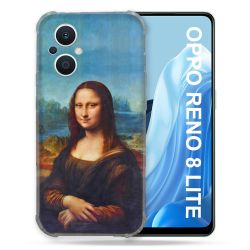 Coque Renforcée Pour Oppo Reno 8 Lite 5G Peinture Joconde