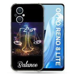 Coque Renforcée Pour Oppo Reno 8 Lite 5G Signe Zodiaque 2 Balance