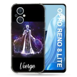 Coque Renforcée Pour Oppo Reno 8 Lite 5G Signe Zodiaque 2 Vierge