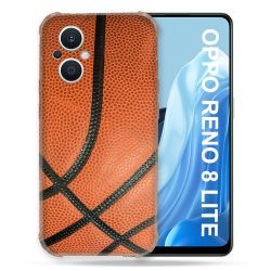 Coque Renforcée Pour Oppo Reno 8 Lite 5G Sport Ballon Basket
