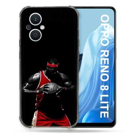 Coque Renforcée Pour Oppo Reno 8 Lite 5G Sport Basketeur