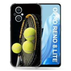 Coque Renforcée Pour Oppo Reno 8 Lite 5G Sport Tennis Balls