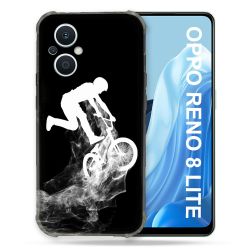 Coque Renforcée Pour Oppo Reno 8 Lite 5G Sport VTT Noir