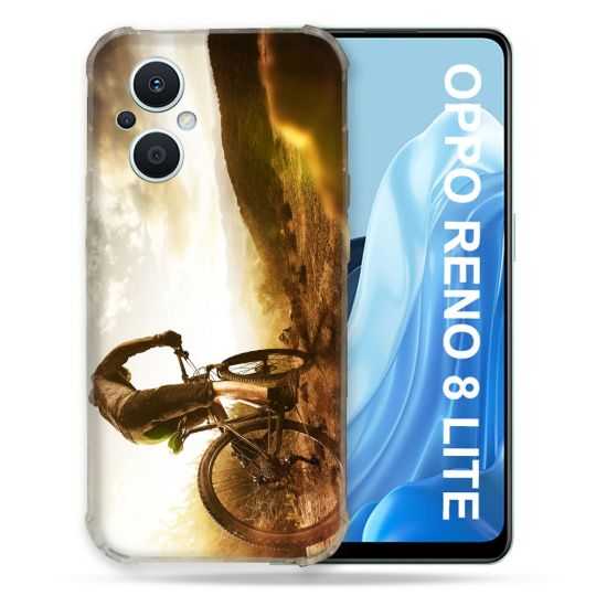 Coque Renforcée Pour Oppo Reno 8 Lite 5G Sport VTT Soleil