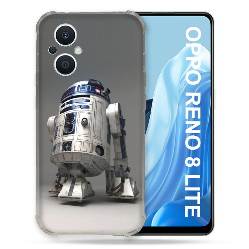 Coque Renforcée Pour Oppo Reno 8 Lite 5G Star Wars - R2D2