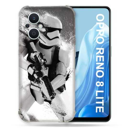 Coque Renforcée Pour Oppo Reno 8 Lite 5G Star Wars - Trooper
