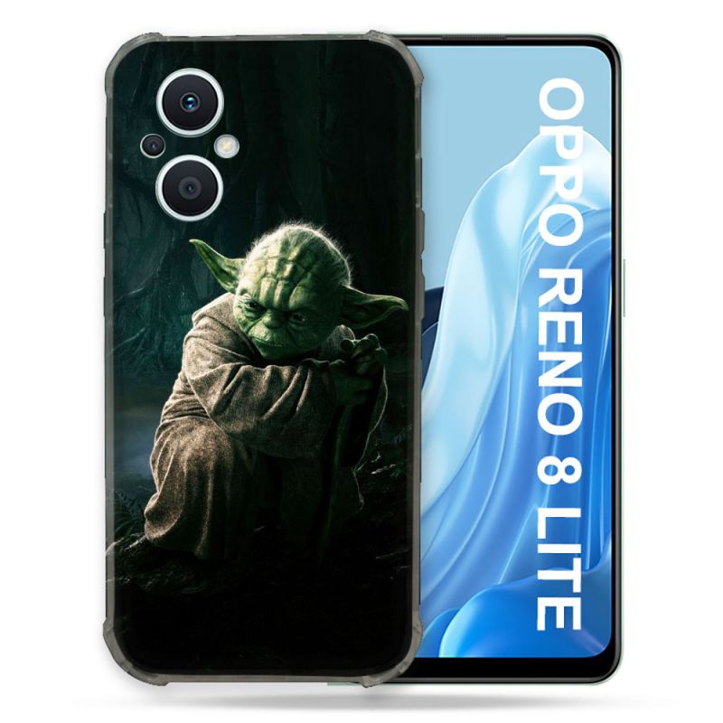 Coque Renforcée Pour Oppo Reno 8 Lite 5G Star Wars - Yoda sombre