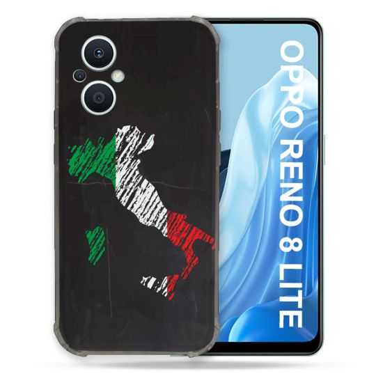 Coque Renforcée Pour Oppo Reno 8 Lite 5G Voyage Italie Botte