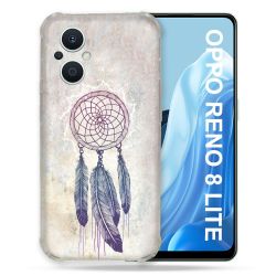 Coque Renforcée Pour Oppo Reno 8 Lite 5G Zen Attrape Reve Blanc