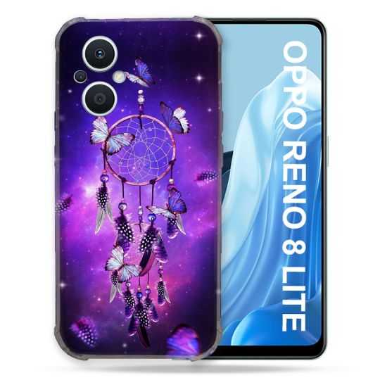 Coque Renforcée Pour Oppo Reno 8 Lite 5G Zen Attrape Reve Papillon
