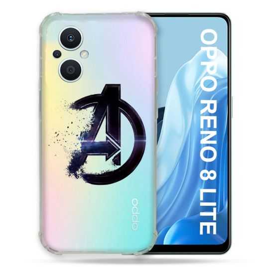 Coque Renforcée Transparente Pour Oppo Reno 8 Lite 5G Avenger