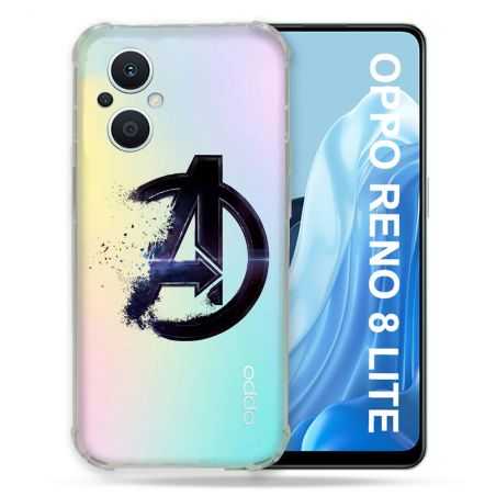 Coque Renforcée Transparente Pour Oppo Reno 8 Lite 5G Avenger