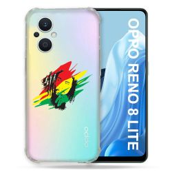 Coque Renforcée Transparente Pour Oppo Reno 8 Lite 5G Bob Marley Graf