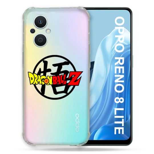 Coque Renforcée Transparente Pour Oppo Reno 8 Lite 5G Dragon Ball Logo