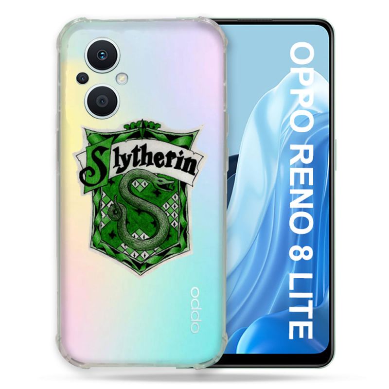 Coque Renforcée Transparente Pour Oppo Reno 8 Lite 5G Harry Potter Slytherin