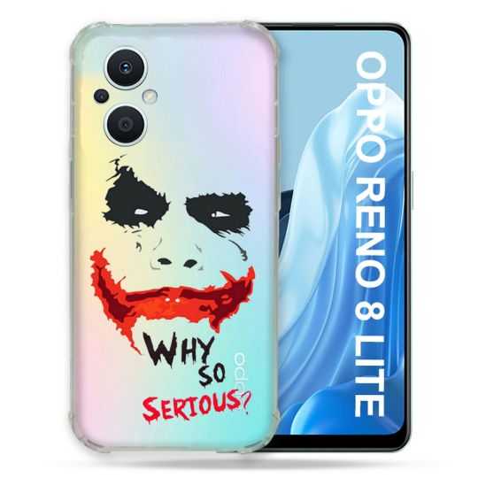 Coque Renforcée Transparente Pour Oppo Reno 8 Lite 5G Joker
