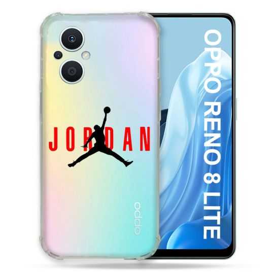 Coque Renforcée Transparente Pour Oppo Reno 8 Lite 5G Jordan