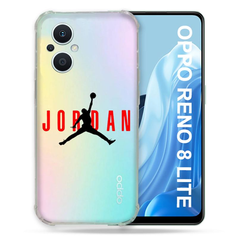 Coque Renforcée Transparente Pour Oppo Reno 8 Lite 5G Jordan