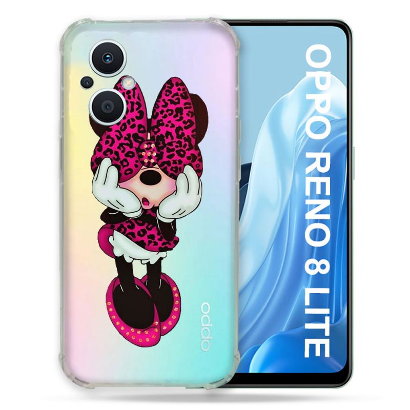 Coque Renforcée Transparente Pour Oppo Reno 8 Lite 5G Minnie