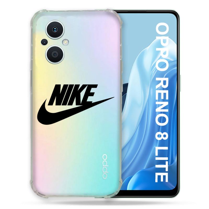 Coque Renforcée Transparente Pour Oppo Reno 8 Lite 5G Nike