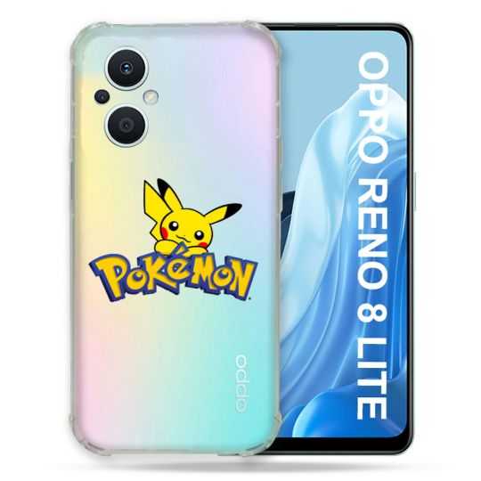 Coque Renforcée Transparente Pour Oppo Reno 8 Lite 5G Pokemon