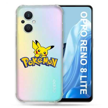 Coque Renforcée Transparente Pour Oppo Reno 8 Lite 5G Pokemon