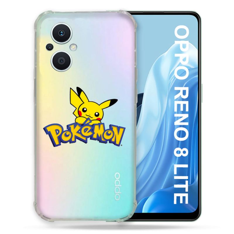 Coque Renforcée Transparente Pour Oppo Reno 8 Lite 5G Pokemon