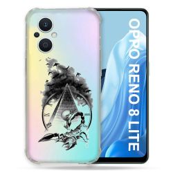 Coque Renforcée Transparente Pour Oppo Reno 8 Lite 5G Scorpion
