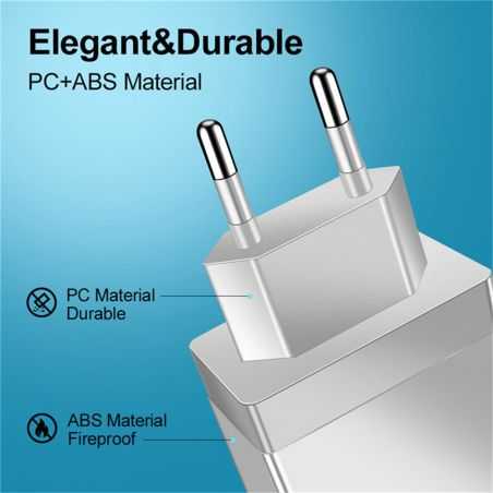 Plug Adaptateur Electrique Multisupport Multiprise Charge Rapide 4 USB Charge Rapide